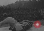 Standbild Demonstration deutscher Judokas Dresden Deutschland, 1942, aus Sekunde 19 historischem Filmmaterial Videoclip 65675080267