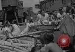Image of Bikini Atoll natives evacuation Bikini Atoll Marshal Islands, 1946, second 57 stock footage video 65675080276