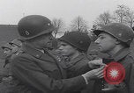 Image of Major General Rose gives awards Cologne Germany, 1945, second 18 stock footage video 65675080286