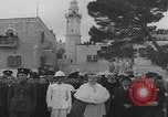 Image of Catholic prelate visits Jerusalem Jerusalem Palestine, 1945, second 59 stock footage video 65675080292