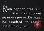 Image of Nevada copper smelting factory Nevada United States USA, 1927, second 25 stock footage video 65675080308