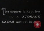 Image of smelting factory copper casts United States USA, 1927, second 1 stock footage video 65675080312