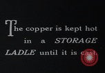 Image of smelting factory copper casts United States USA, 1927, second 3 stock footage video 65675080312