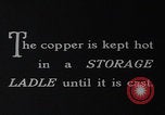 Image of smelting factory copper casts United States USA, 1927, second 6 stock footage video 65675080312