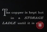 Image of smelting factory copper casts United States USA, 1927, second 7 stock footage video 65675080312