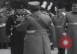 Image of King Alexander I inspects troops Belgrade Yugoslavia, 1930, second 13 stock footage video 65675080314