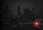 Standbild New York City bei Nacht New York United States USA, 1938, aus Sekunde 18 historischem Filmmaterial Videoclip 65675080324