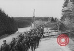 Image of German Army engineers bridge construction Malmedy Belgium, 1940, second 21 stock footage video 65675080331