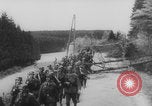 Image of German Army engineers bridge construction Malmedy Belgium, 1940, second 22 stock footage video 65675080331