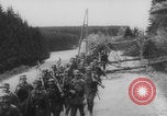 Image of German Army engineers bridge construction Malmedy Belgium, 1940, second 23 stock footage video 65675080331