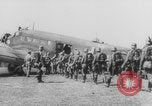 Image of German troops onboard Junkers JU-52 Freiburg im Breisgau Germany, 1940, second 1 stock footage video 65675080332