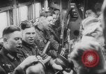 Image of German troops onboard Junkers JU-52 Freiburg im Breisgau Germany, 1940, second 13 stock footage video 65675080332