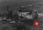 Standbild Flugzeugwrack der deutschen Luftwaffe Paris, Frankreich, 1944, aus Sekunde 7 historischem Filmmaterial Videoclip 65675080336