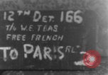 Standbild Französische 2 Panzerdivision Paris, Frankreich, 1944, aus Sekunde 1 historischem Filmmaterial Videoclip 65675080337