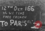 Standbild Französische 2 Panzerdivision Paris, Frankreich, 1944, aus Sekunde 3 historischem Filmmaterial Videoclip 65675080337
