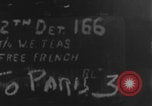 Standbild Panzer der französischen 2 Panzerdivision Paris, Frankreich, 1944, aus Sekunde 1 historischem Filmmaterial Videoclip 65675080338