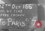 Image of French civilians celebrate Paris France, 1944, second 1 stock footage video 65675080342