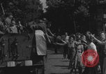 Image of French civilians celebrate Paris France, 1944, second 10 stock footage video 65675080342