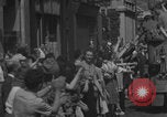 Image of French civilians celebrate Paris France, 1944, second 18 stock footage video 65675080342