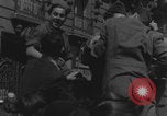 Image of French civilians celebrate Paris France, 1944, second 32 stock footage video 65675080342