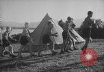 Standbild Hitlerjugend-Zeltplatz Chieming Deutschland, 1943, aus Sekunde 33 historischem Filmmaterial Videoclip 65675080347