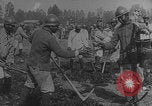Image of French colonial troops railway construction France, 1918, second 25 stock footage video 65675080352
