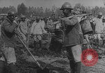 Image of French colonial troops railway construction France, 1918, second 28 stock footage video 65675080352