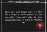 Image of Indochinese troops playing France, 1918, second 1 stock footage video 65675080354