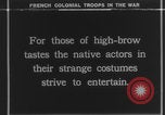 Image of Indochinese troops opera France, 1918, second 1 stock footage video 65675080355