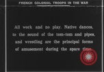Image of WW1 Senegalese troops free time France, 1918, second 1 stock footage video 65675080358