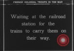 Image of Senegalese colonial soldiers France, 1918, second 1 stock footage video 65675080359