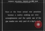 Image of French colonial troops WW1 France, 1918, second 1 stock footage video 65675080360