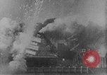 Image of British ships bombed Dunkirk English Channel, 1940, second 57 stock footage video 65675080364