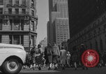 Image of New York City pedestrians WW2 New York City USA, 1944, second 33 stock footage video 65675080369