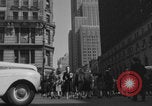 Image of New York City pedestrians WW2 New York City USA, 1944, second 36 stock footage video 65675080369