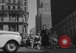 Image of New York City pedestrians WW2 New York City USA, 1944, second 39 stock footage video 65675080369