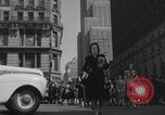 Image of New York City pedestrians WW2 New York City USA, 1944, second 40 stock footage video 65675080369