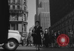 Image of New York City pedestrians WW2 New York City USA, 1944, second 43 stock footage video 65675080369