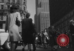 Image of New York City pedestrians WW2 New York City USA, 1944, second 47 stock footage video 65675080369