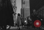 Image of New York City pedestrians WW2 New York City USA, 1944, second 49 stock footage video 65675080369