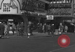Image of Times Square during WW2 New York City USA, 1944, second 3 stock footage video 65675080379