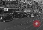 Image of Times Square during WW2 New York City USA, 1944, second 7 stock footage video 65675080379