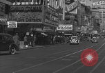 Image of Times Square during WW2 New York City USA, 1944, second 8 stock footage video 65675080379