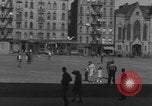 Image of boys playing baseball New York City USA, 1944, second 13 stock footage video 65675080380