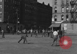 Image of boys playing baseball New York City USA, 1944, second 54 stock footage video 65675080380