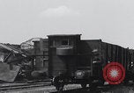 Image of first post WW2 freight train Cologne Germany, 1945, second 51 stock footage video 65675080385
