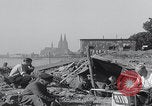 Image of Germans repair cable post WW2 Cologne Germany, 1945, second 23 stock footage video 65675080386