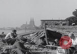 Image of Germans repair cable post WW2 Cologne Germany, 1945, second 24 stock footage video 65675080386