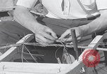 Image of Germans repair cable post WW2 Cologne Germany, 1945, second 35 stock footage video 65675080386