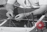 Image of Germans repair cable post WW2 Cologne Germany, 1945, second 38 stock footage video 65675080386